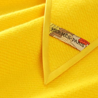 イエロー - レディス カシミヤショール＆ストール | Hermès - エルメス